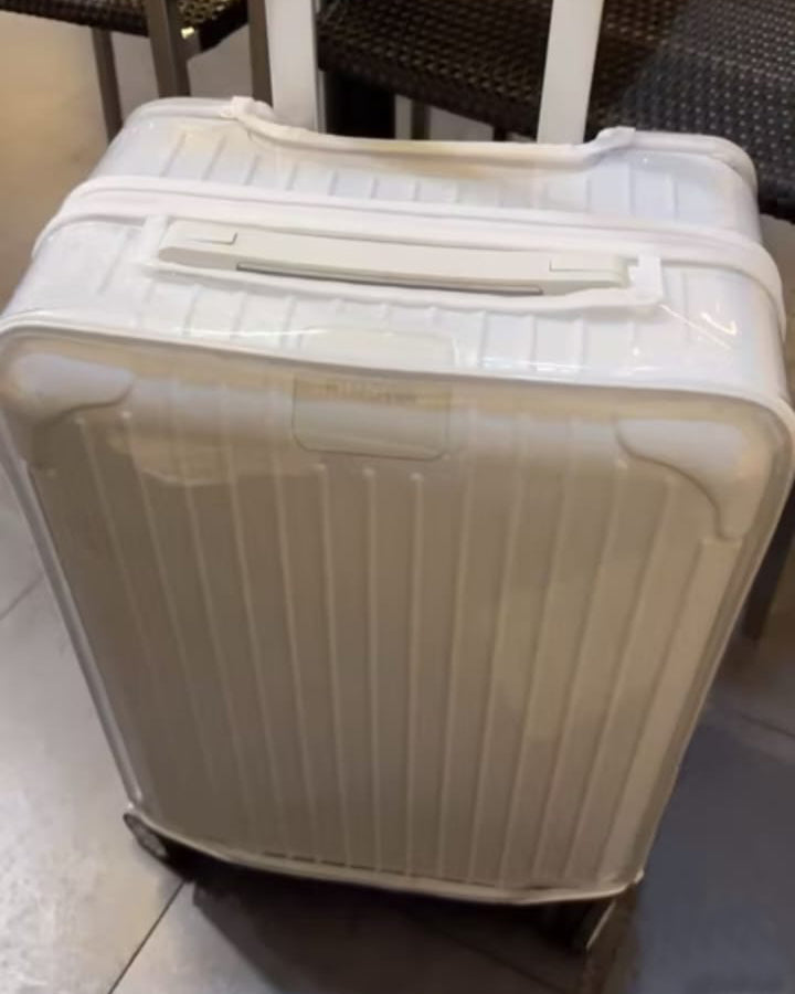 Best clear Rimowa luggage cover for UK travellers – custom-fit TPU protection for Original, Essential, Classic and Hybrid