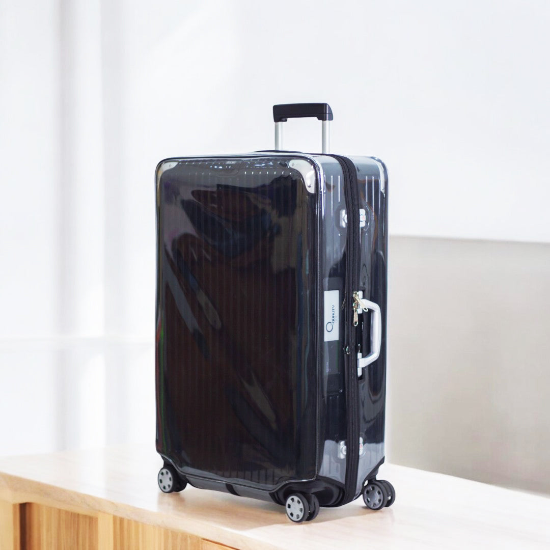 Funda para maleta Rimowa transparente a medida — protección ultra-gruesa para viajeros españoles