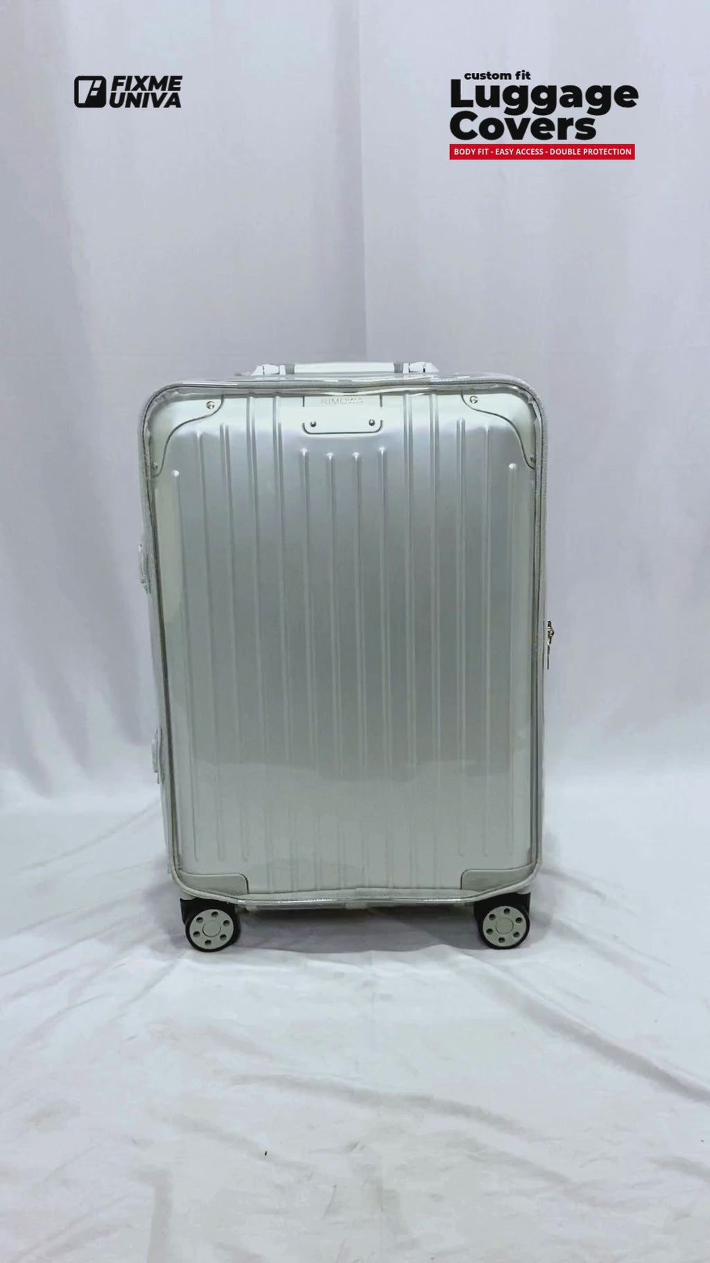 Clear Suitcase Cover for Rimowa Original Trunk Plus 80 – Custom Fit