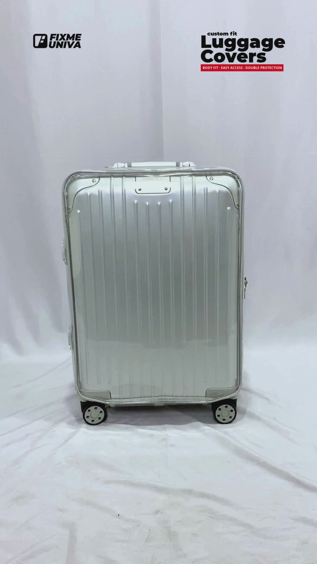 Clear Suitcase Cover for Rimowa Original Trunk Plus 80 – Custom Fit